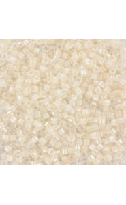 Miyuki delica Perlen 11/0 - Pale peach lined ab crystal DB-52